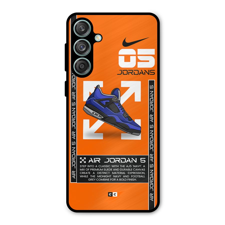 Amazing Air Shoes Metal Back Case for Galaxy M55 5G
