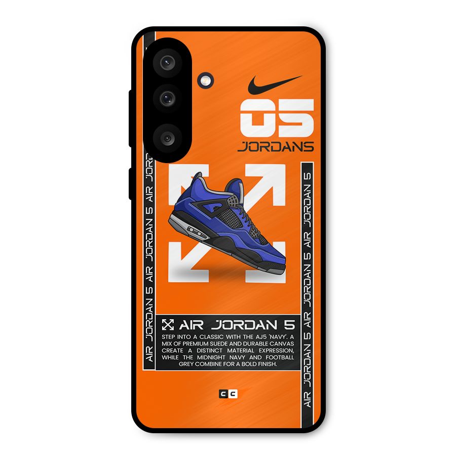 Amazing Air Shoes Metal Back Case for Galaxy M56