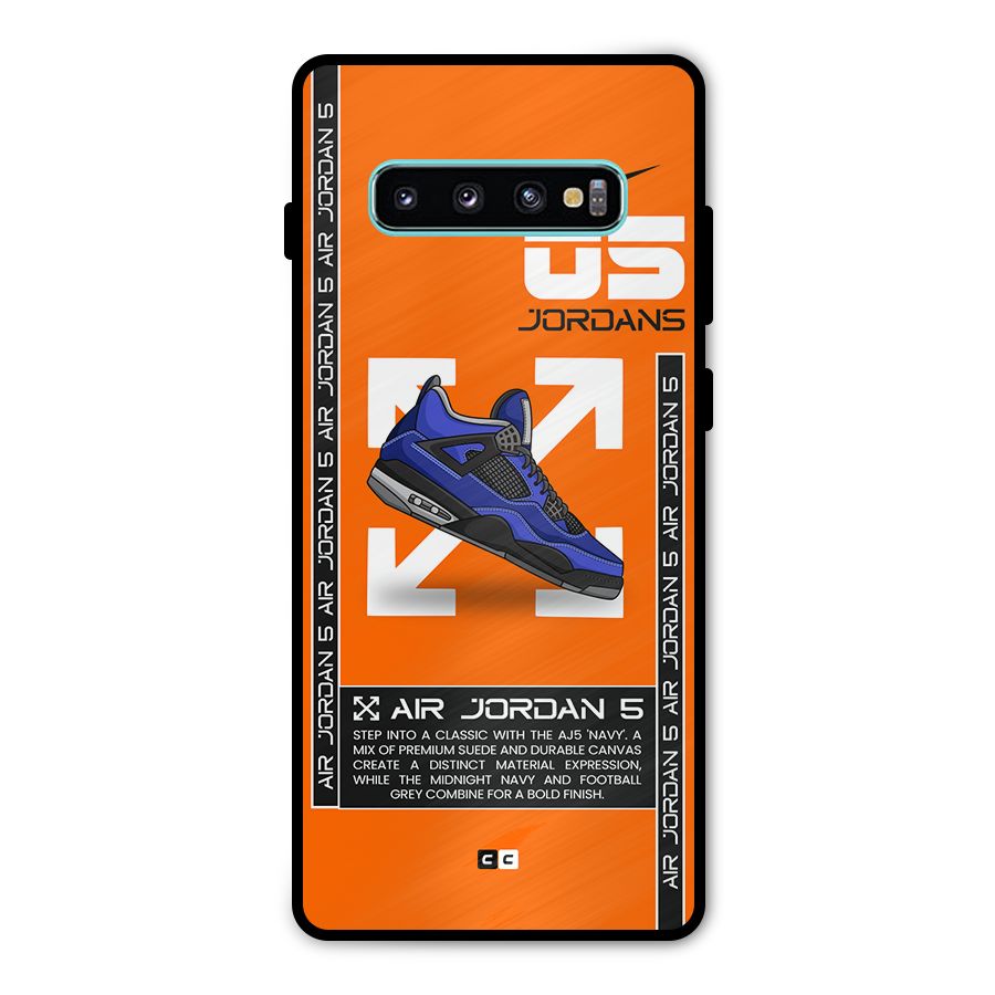 Amazing Air Shoes Metal Back Case for Galaxy S10 Plus