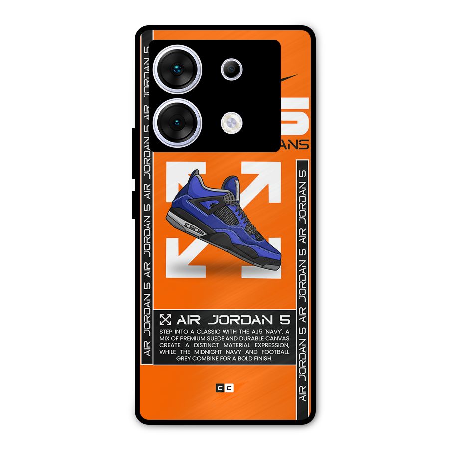 Amazing Air Shoes Metal Back Case for Infinix Zero 30 5G