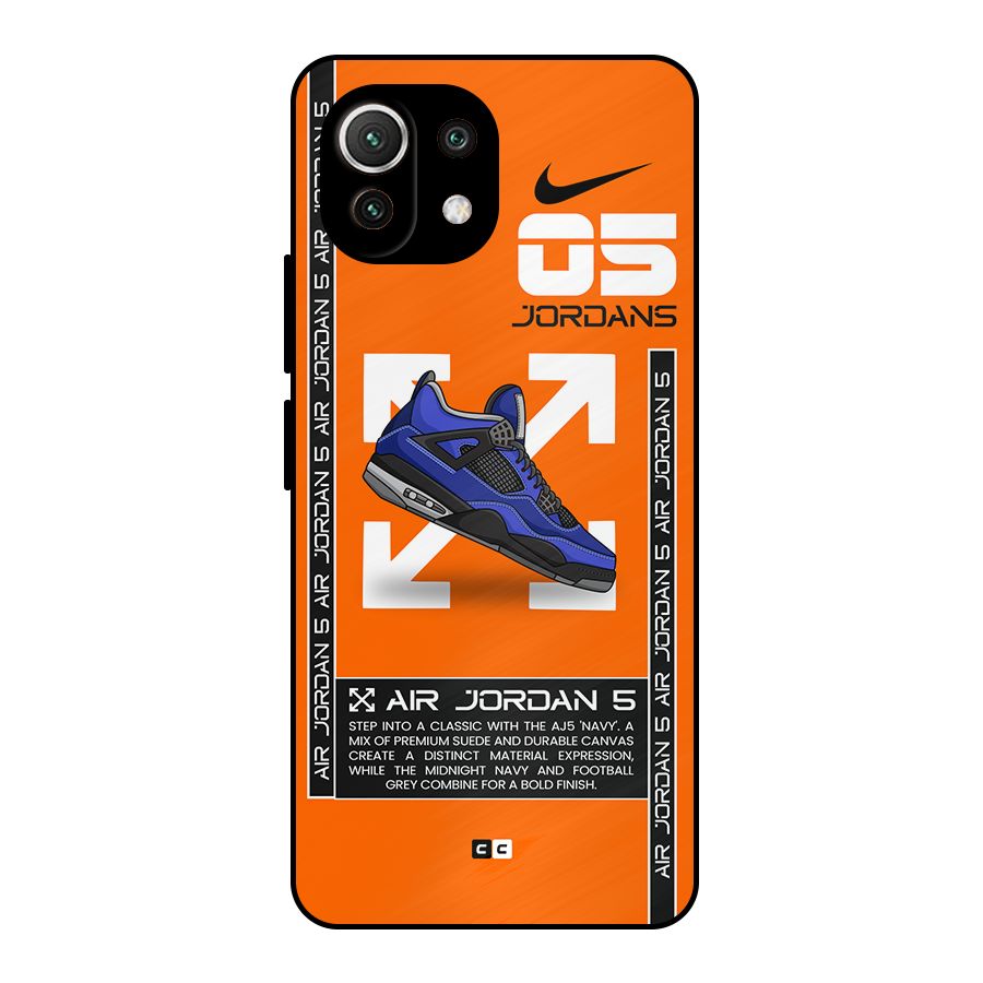 Amazing Air Shoes Metal Back Case for Mi 11 Lite NE 5G