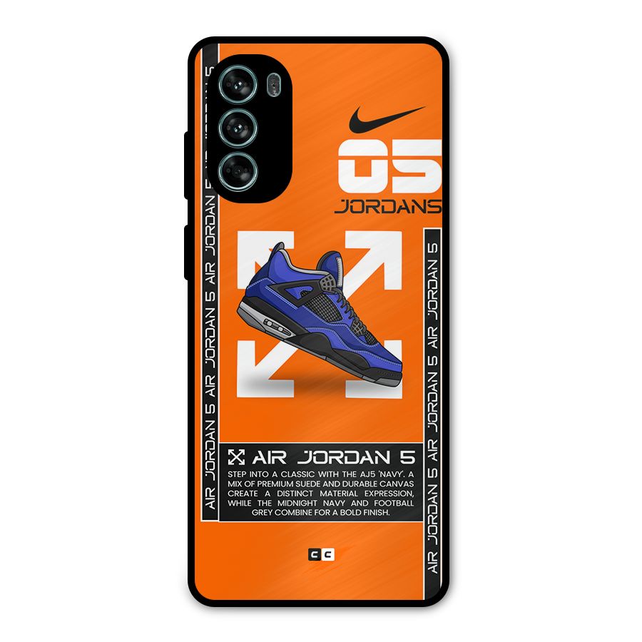 Amazing Air Shoes Metal Back Case for Moto G62