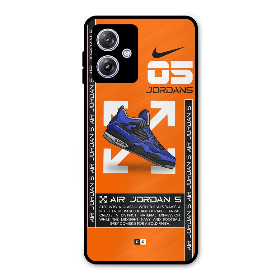 Amazing Air Shoes Metal Back Case for Moto G64
