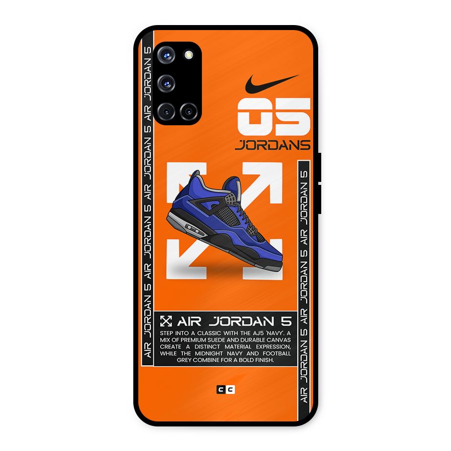 Amazing Air Shoes Metal Back Case for Oppo A52
