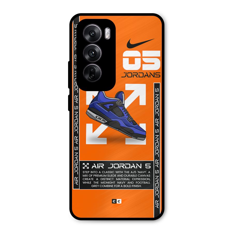 Amazing Air Shoes Metal Back Case for Oppo Reno12