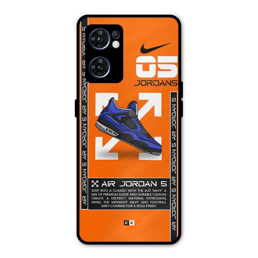 Amazing Air Shoes Metal Back Case for Oppo Reno7 5G