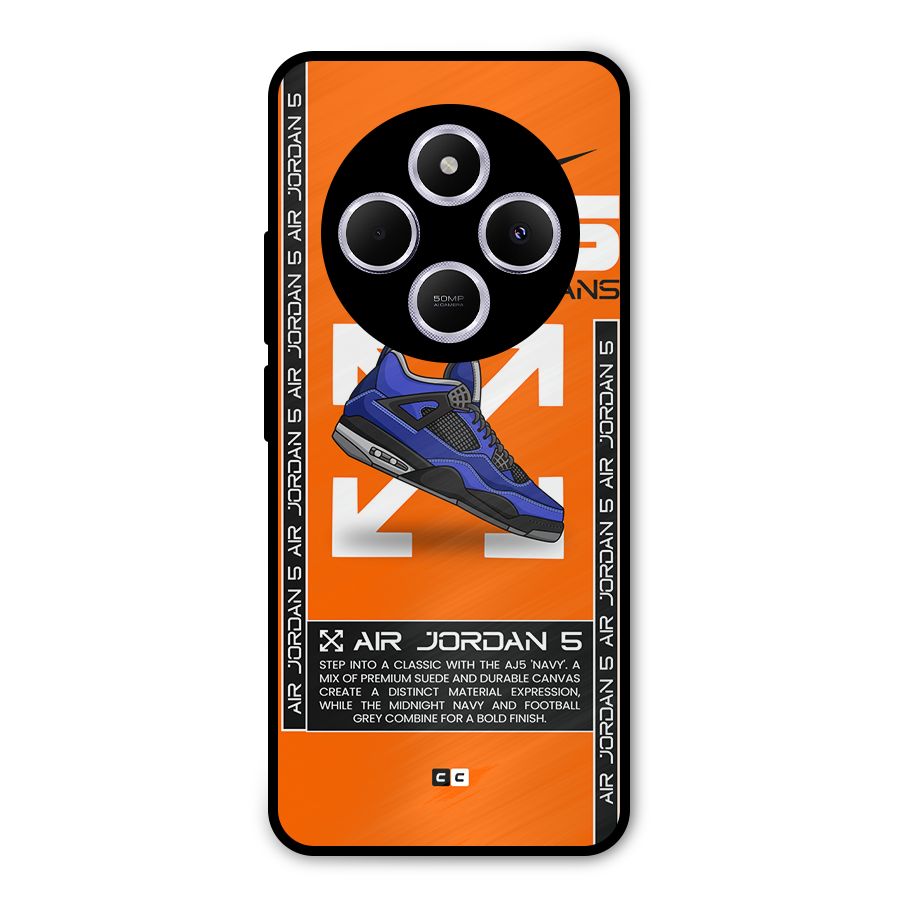 Amazing Air Shoes Metal Back Case for Poco C75 5G
