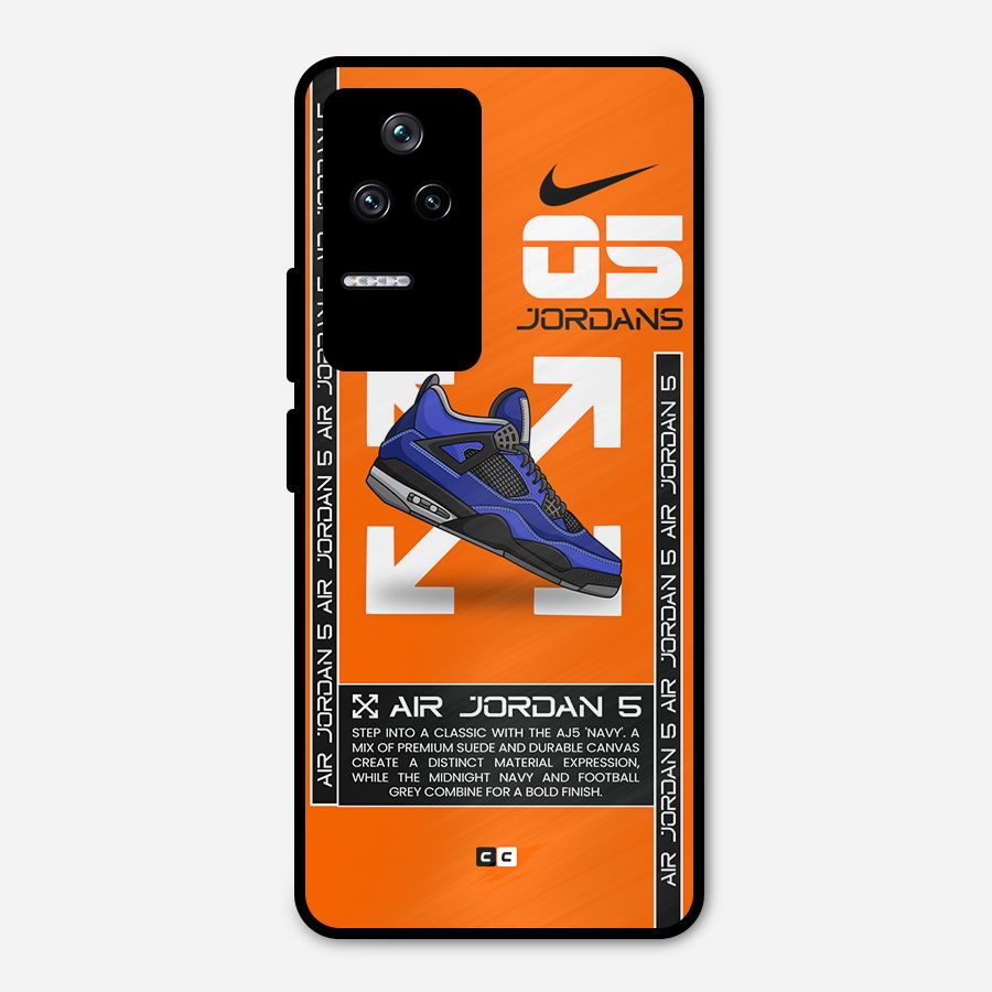 Amazing Air Shoes Metal Back Case for Poco F4 5G