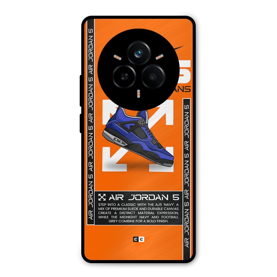 Amazing Air Shoes Metal Back Case for Realme 14 Pro