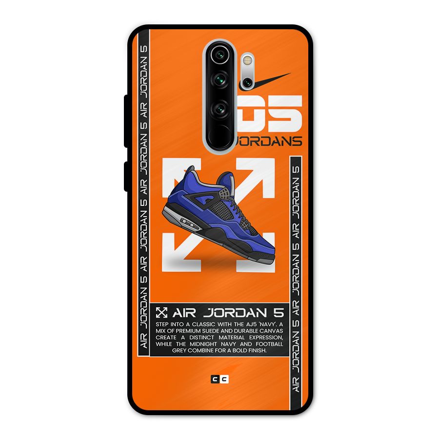 Amazing Air Shoes Metal Back Case for Redmi Note 8 Pro