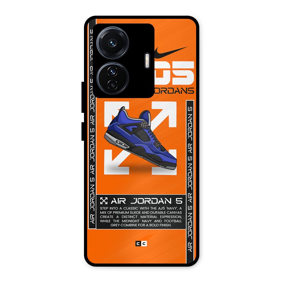 Amazing Air Shoes Metal Back Case for Vivo T1 Pro