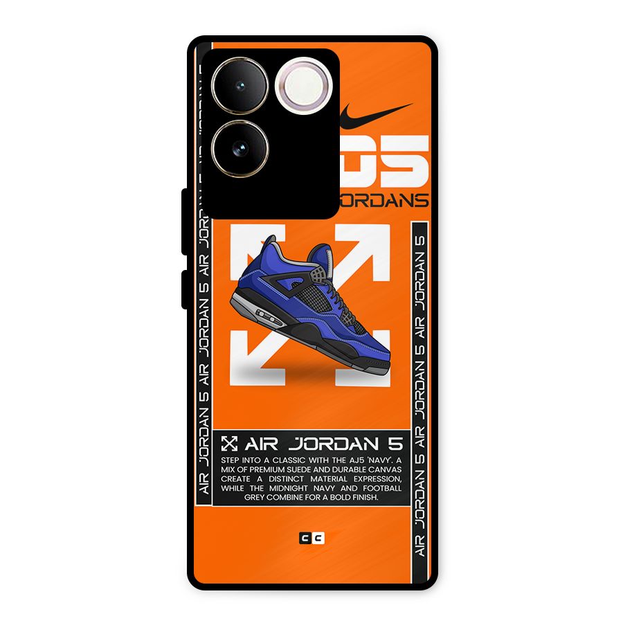 Amazing Air Shoes Metal Back Case for Vivo T2 Pro