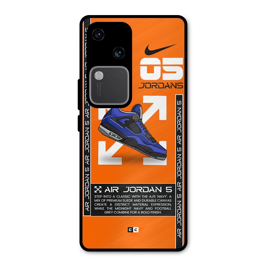 Amazing Air Shoes Metal Back Case for Vivo V30 Pro