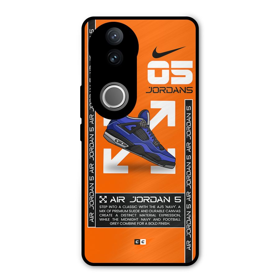 Amazing Air Shoes Metal Back Case for Vivo V50