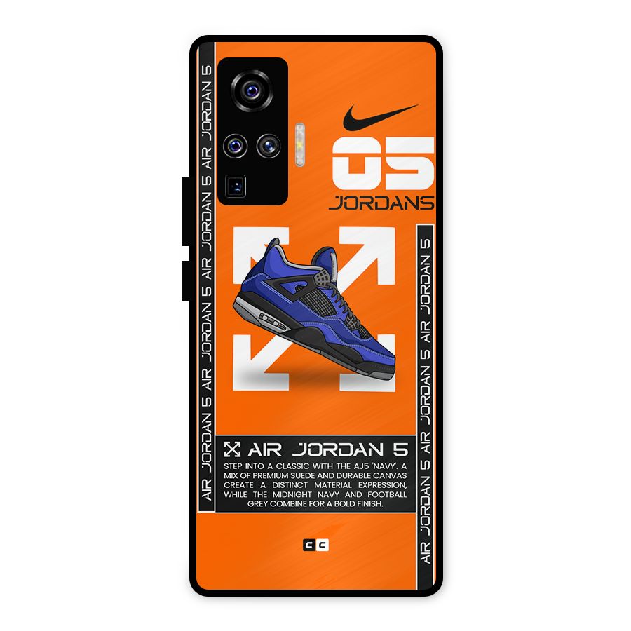 Amazing Air Shoes Metal Back Case for Vivo X50 Pro