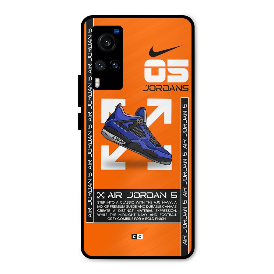 Amazing Air Shoes Metal Back Case for Vivo X60
