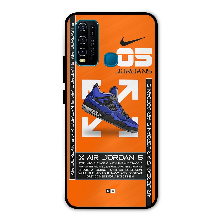 Amazing Air Shoes Metal Back Case for Vivo Y30