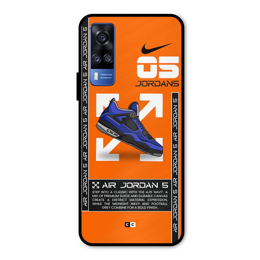 Amazing Air Shoes Metal Back Case for Vivo Y51A
