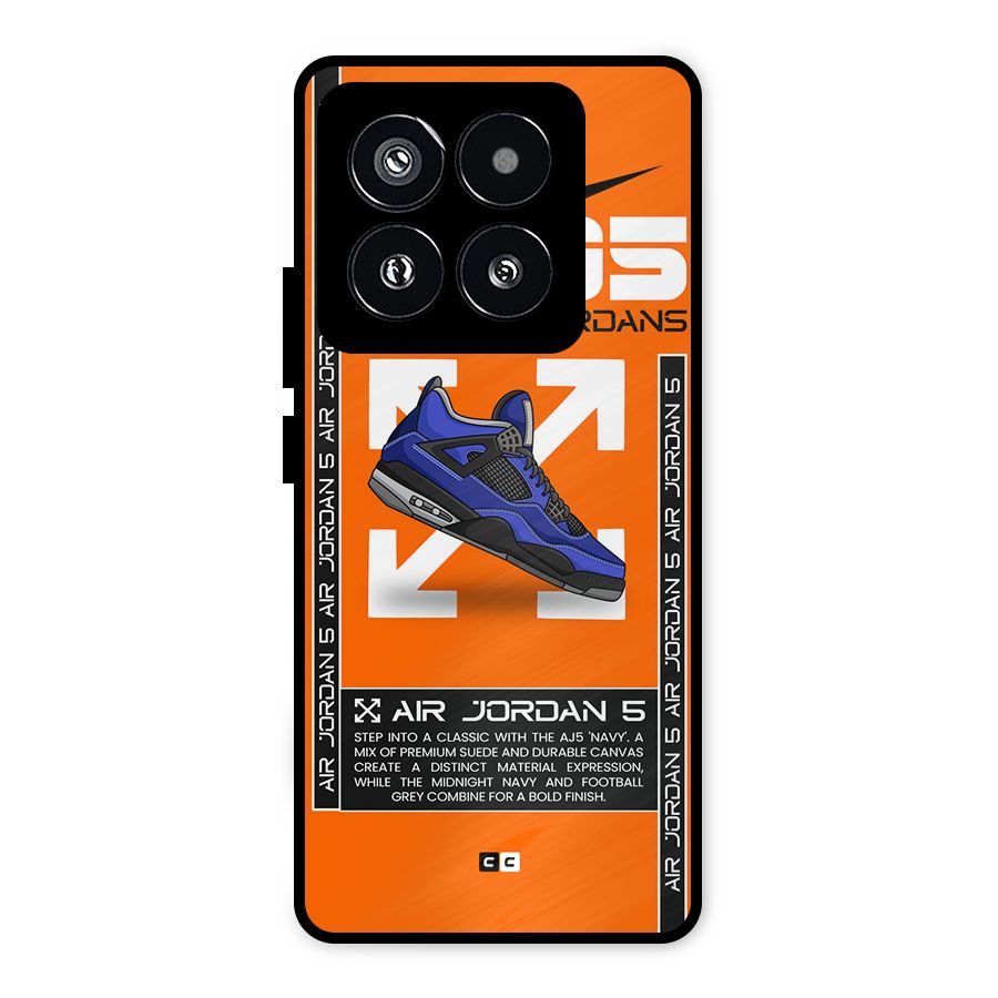 Amazing Air Shoes Metal Back Case for Xiaomi 14 Pro