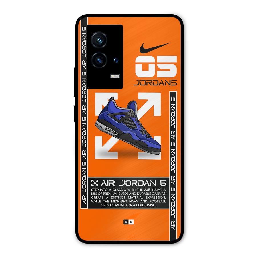 Amazing Air Shoes Metal Back Case for iQOO 9 5G