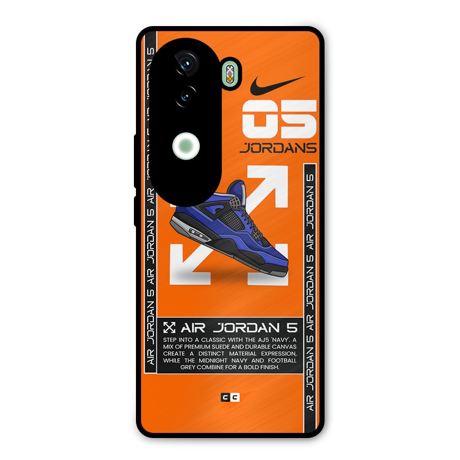 Amazing Air Shoes Metal Back Case for iQOO Z9s