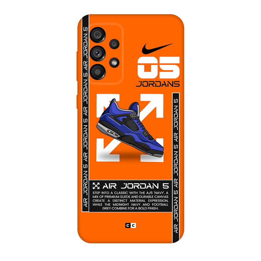 Amazing Air Shoes Original Polycarbonate Back Case for Galaxy A73 5G
