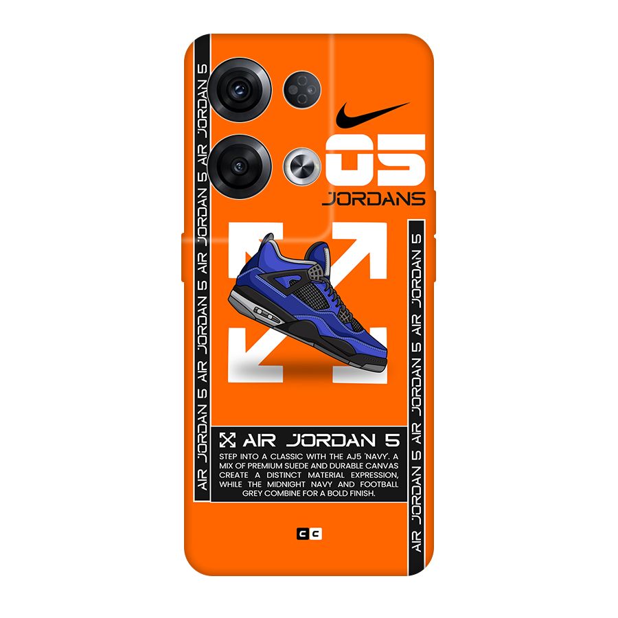 Amazing Air Shoes Original Polycarbonate Back Case for Oppo Reno8 Pro 5G