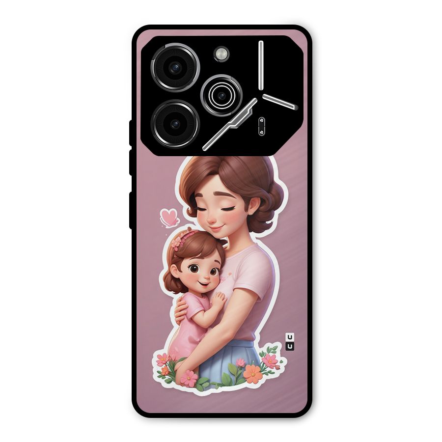 Amazing Bond Metal Back Case for Tecno Pova 6 Pro