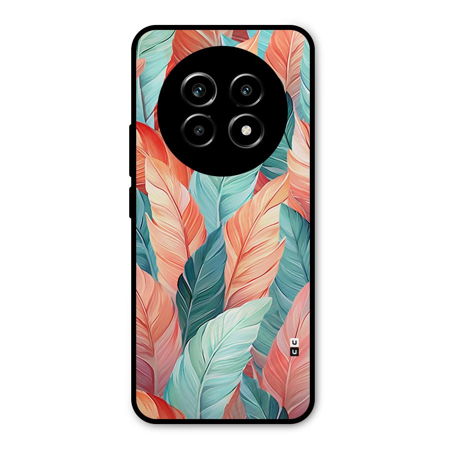 Amazing Colorful Leaves Metal Back Case for Realme 13 Pro