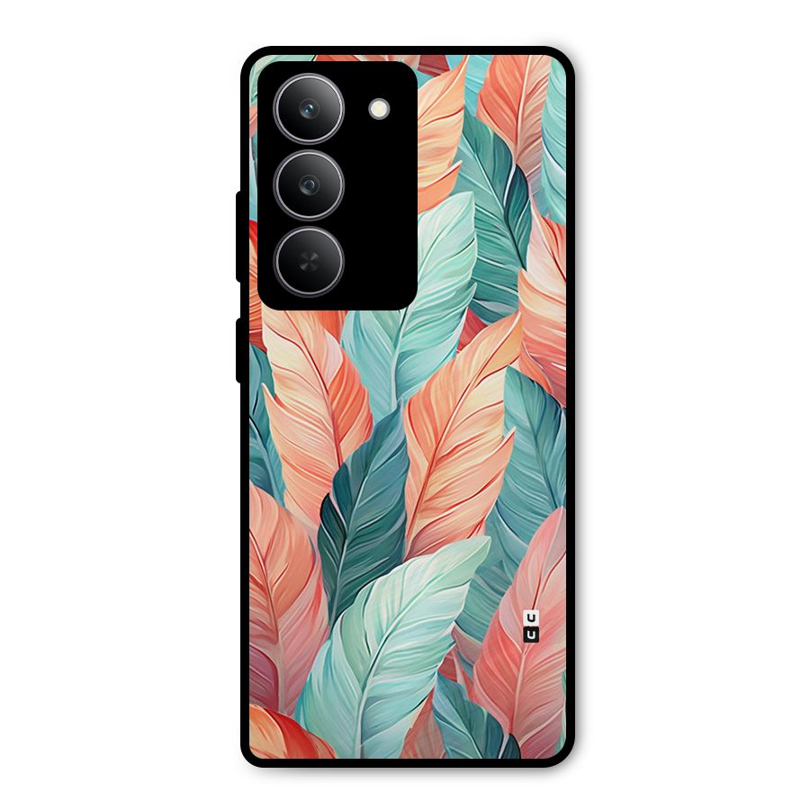 Amazing Colorful Leaves Metal Back Case for Realme 14x