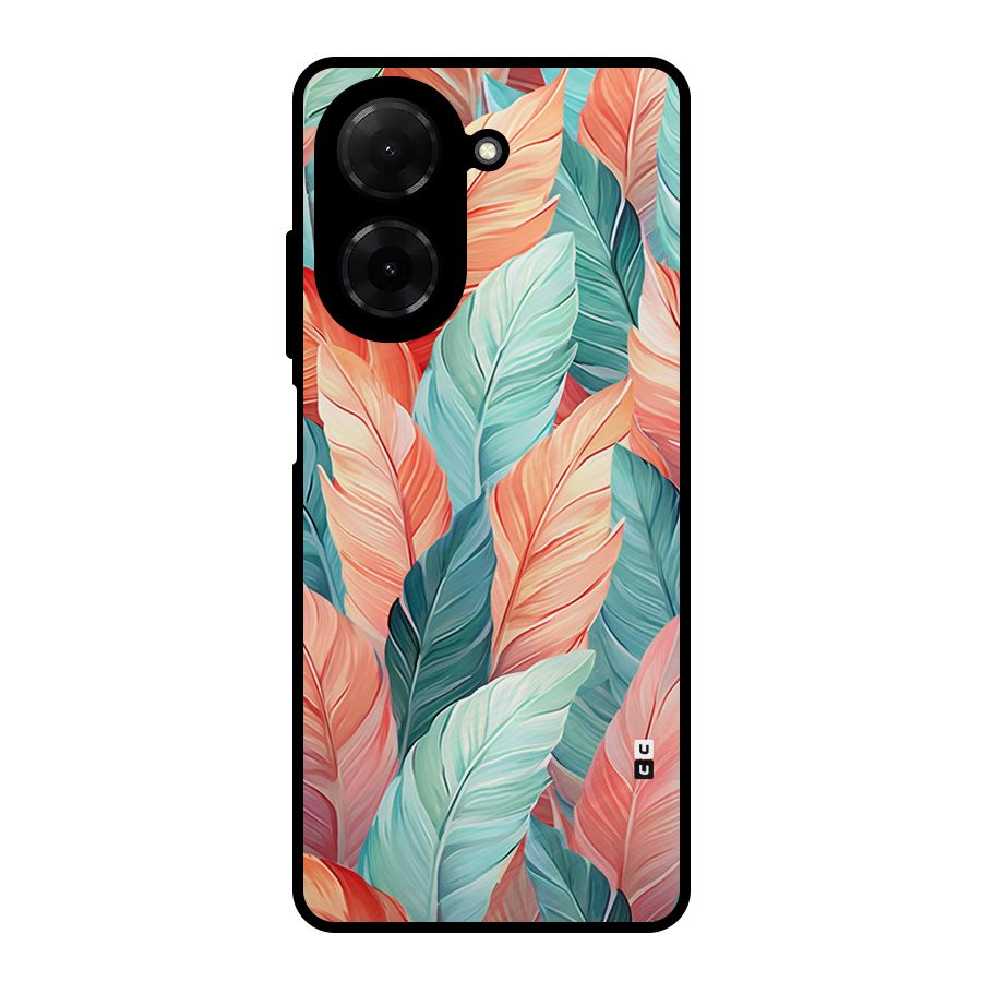Amazing Colorful Leaves Metal Back Case for Redmi A5 4G