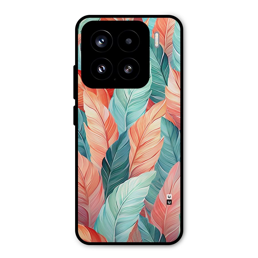 Amazing Colorful Leaves Metal Back Case for Xiaomi 15