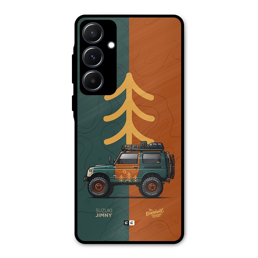 Amazing Defence Car Metal Back Case for Galaxy A55