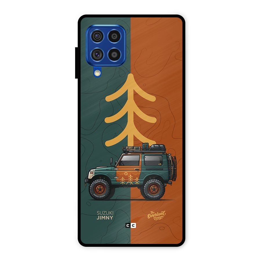 Amazing Defence Car Metal Back Case for Galaxy F62