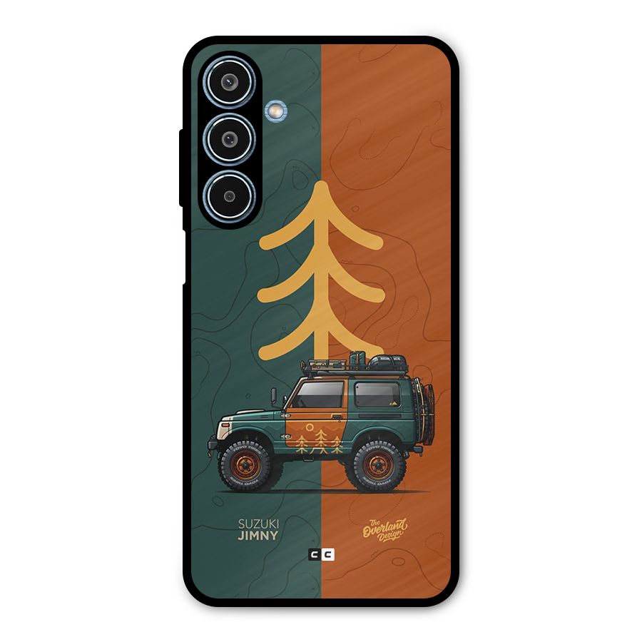Amazing Defence Car Metal Back Case for Galaxy M35