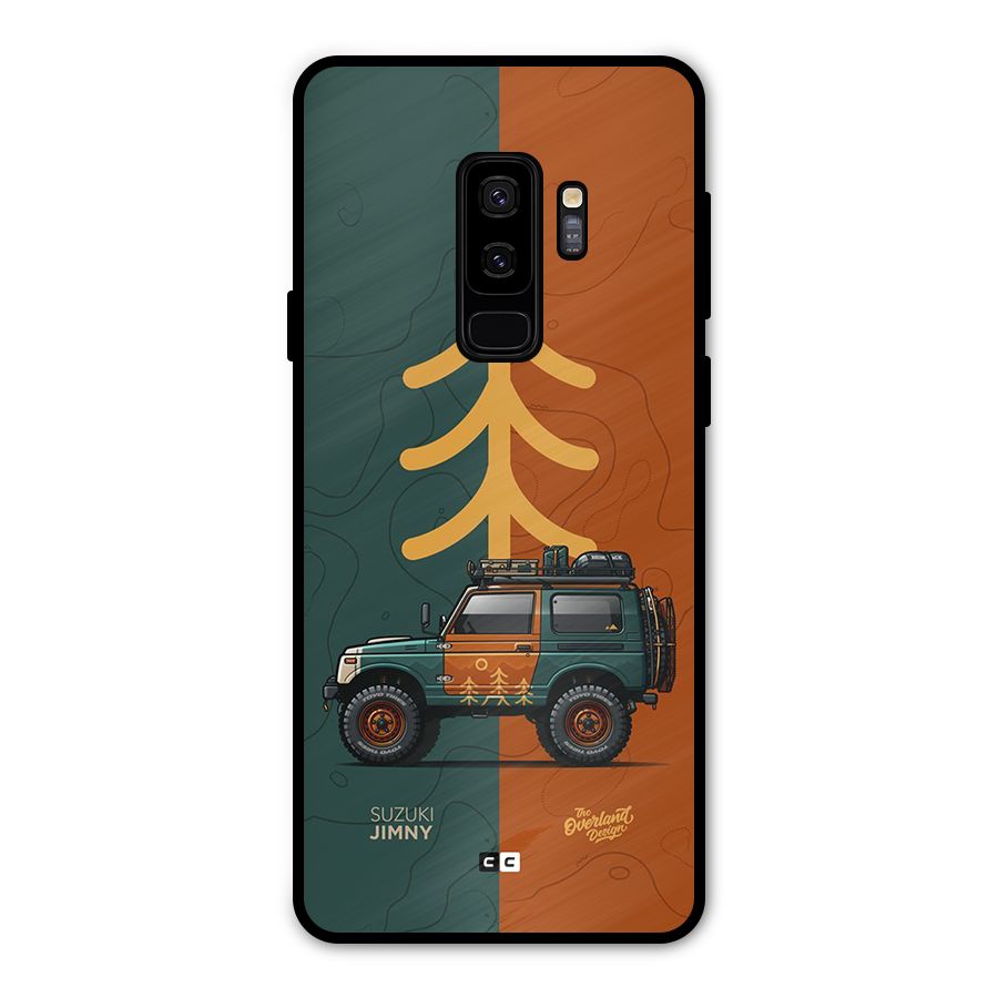 Amazing Defence Car Metal Back Case for Galaxy S9 Plus