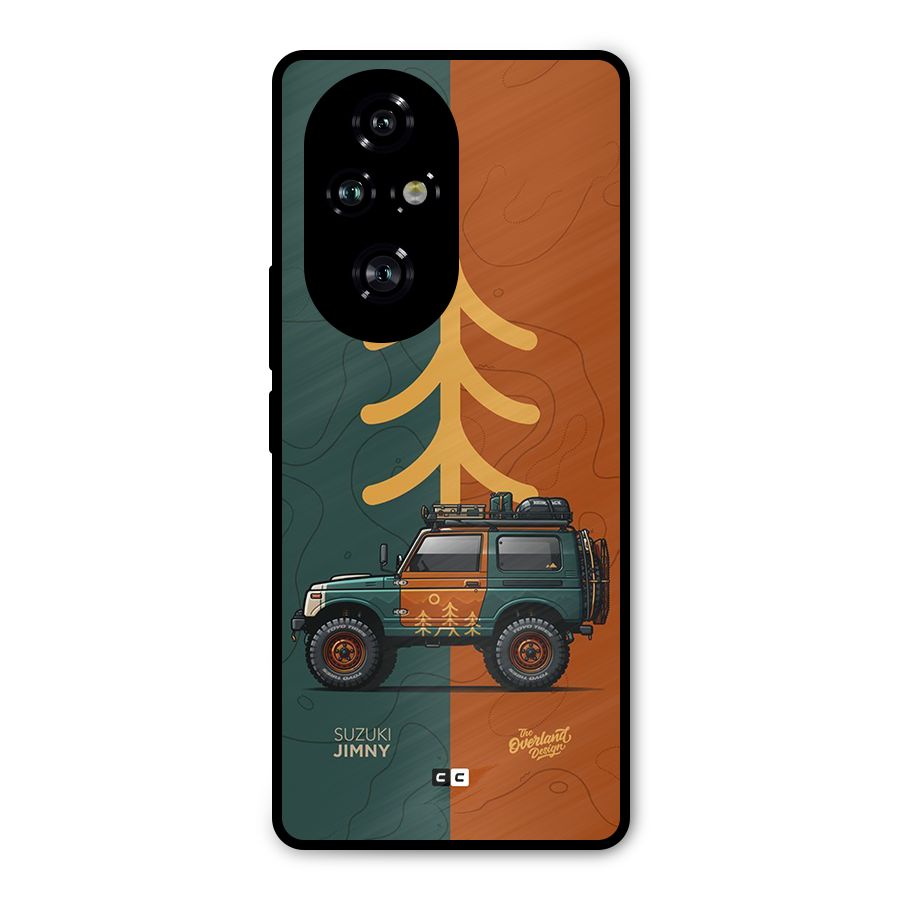 Amazing Defence Car Metal Back Case for Honor 200 Pro