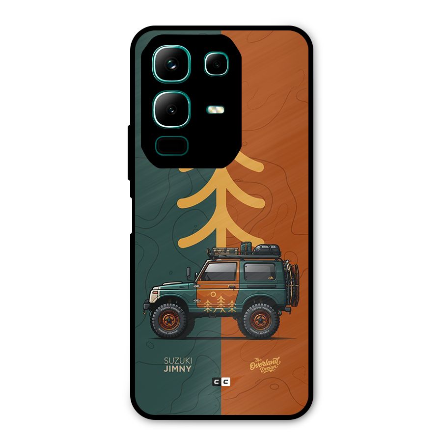 Amazing Defence Car Metal Back Case for Infinix Note 50x