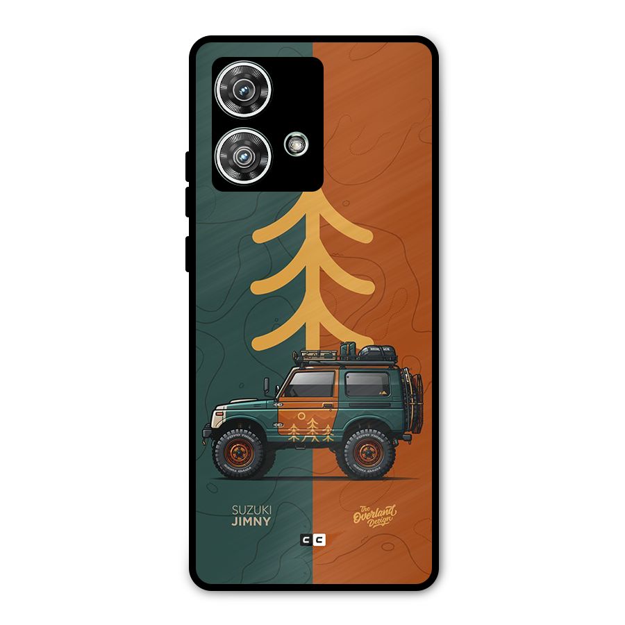 Amazing Defence Car Metal Back Case for Motorola Edge 40 Neo