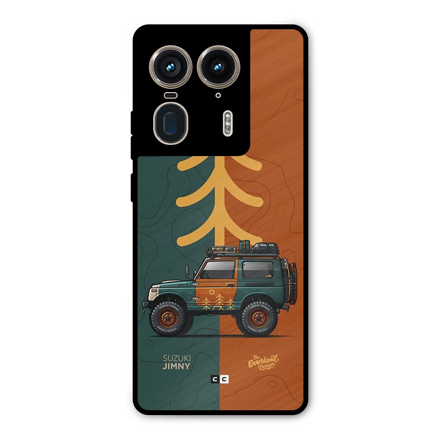 Amazing Defence Car Metal Back Case for Motorola Edge 50 Ultra