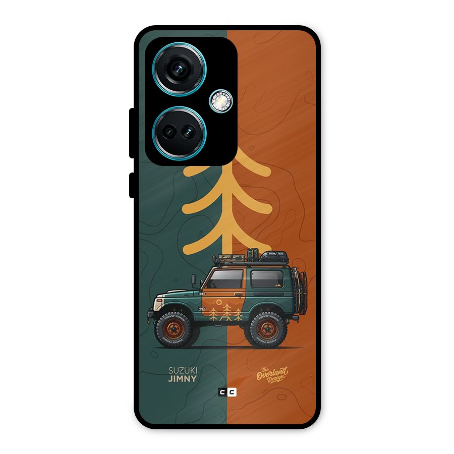 Amazing Defence Car Metal Back Case for OnePlus Nord CE 3 5G