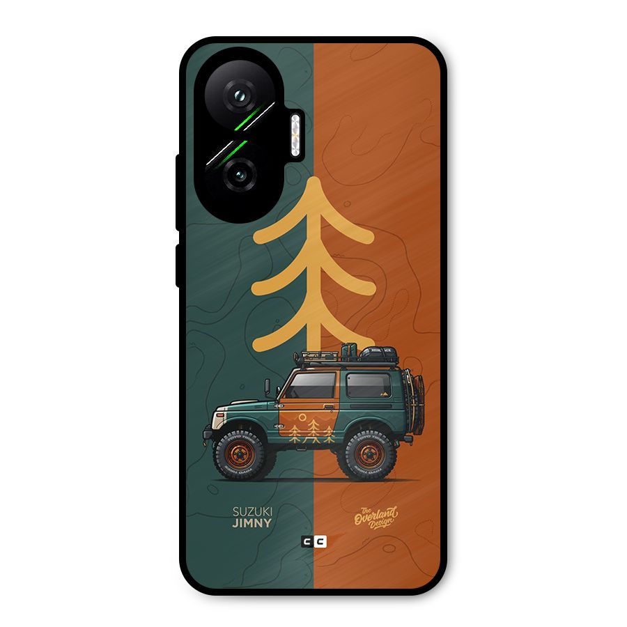 Amazing Defence Car Metal Back Case for Poco F7