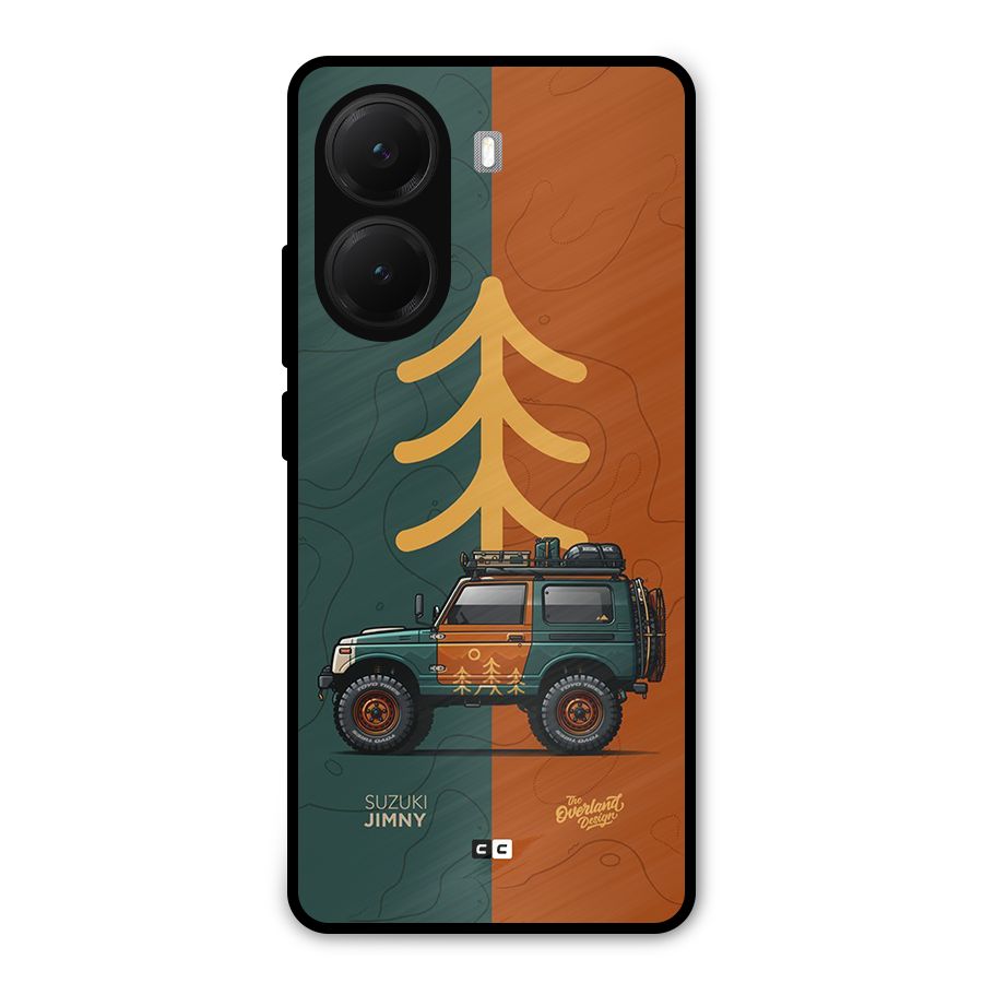 Amazing Defence Car Metal Back Case for Poco X7 Pro