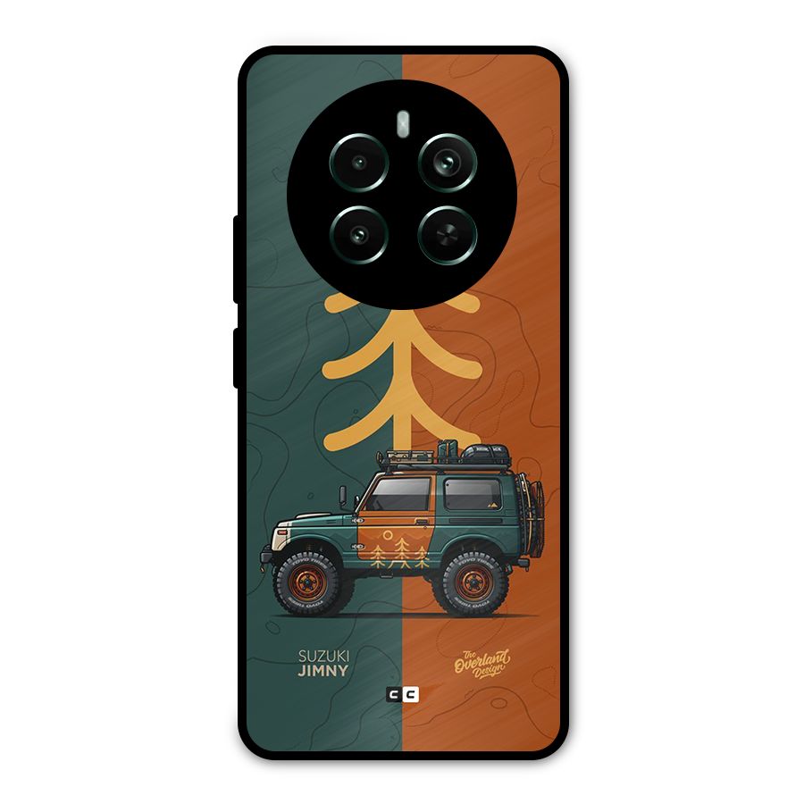 Amazing Defence Car Metal Back Case for Realme Narzo 70 Pro