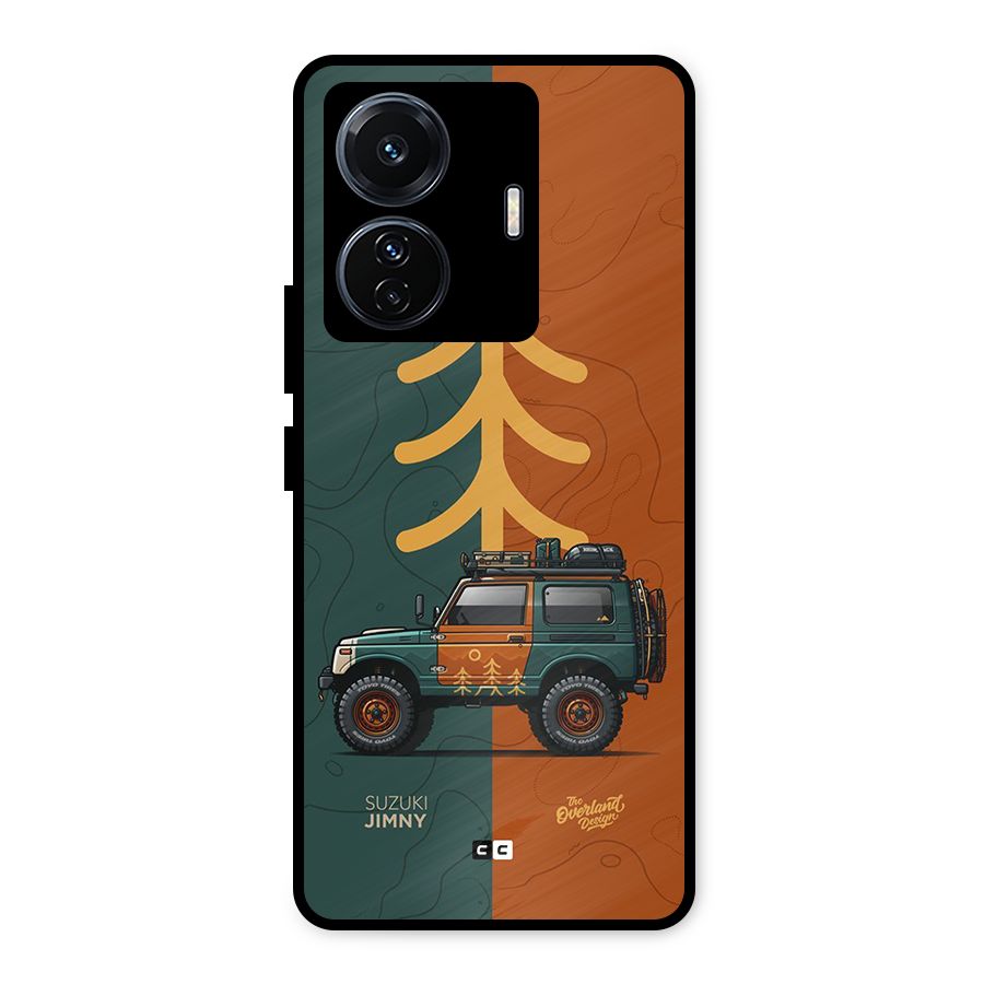 Amazing Defence Car Metal Back Case for Vivo T1 Pro