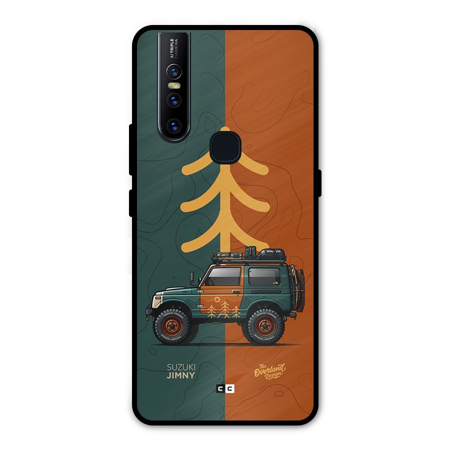 Amazing Defence Car Metal Back Case for Vivo V15