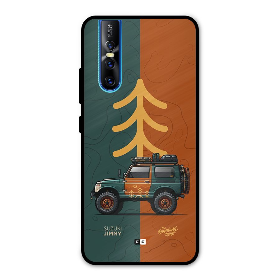 Amazing Defence Car Metal Back Case for Vivo V15 Pro