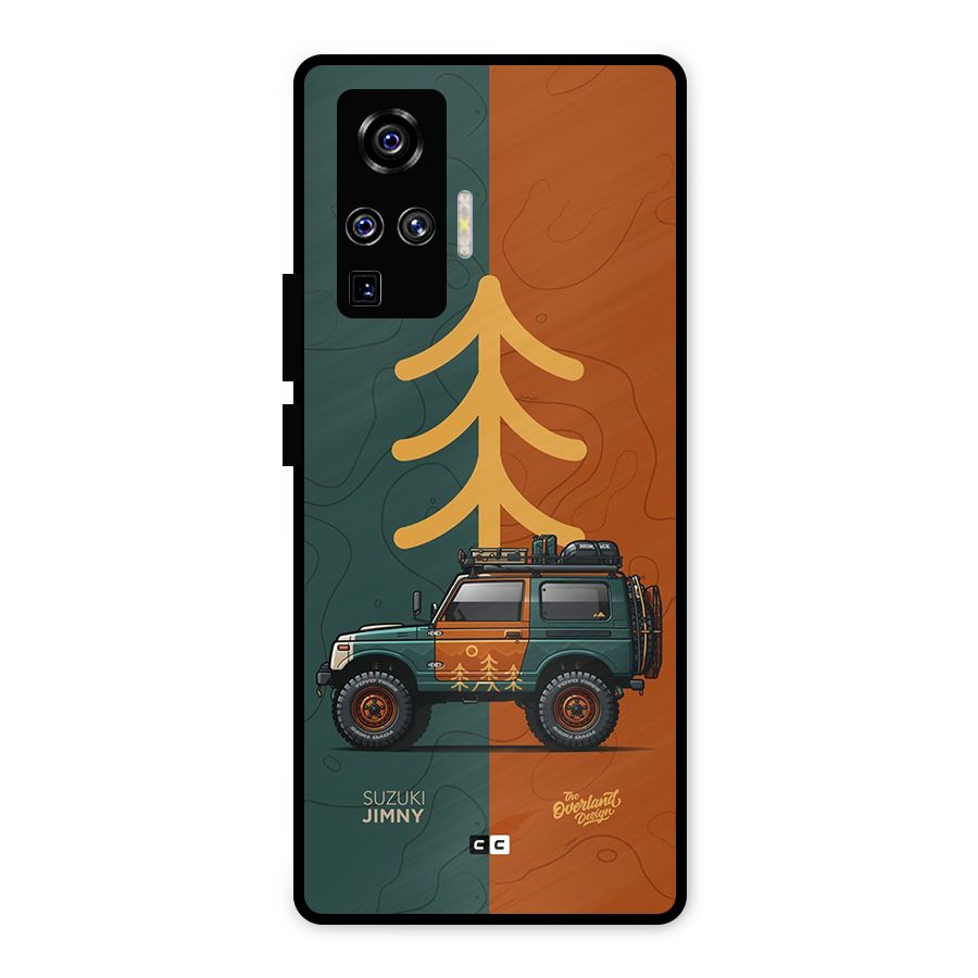 Amazing Defence Car Metal Back Case for Vivo X50 Pro