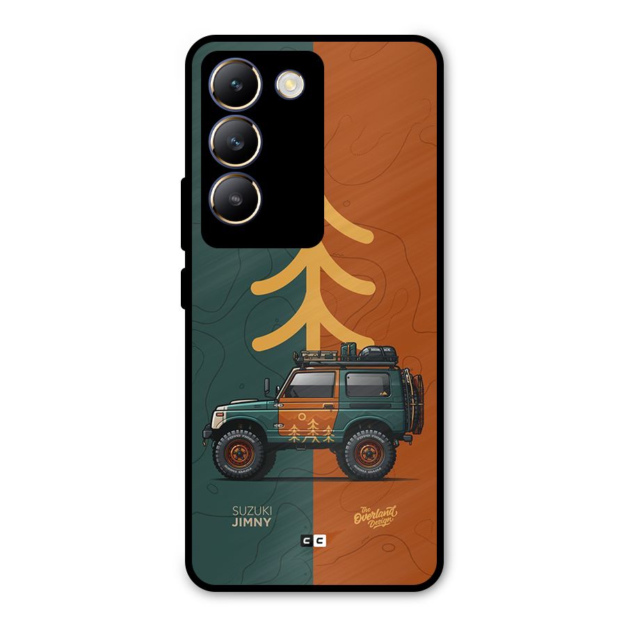 Amazing Defence Car Metal Back Case for Vivo Y200e