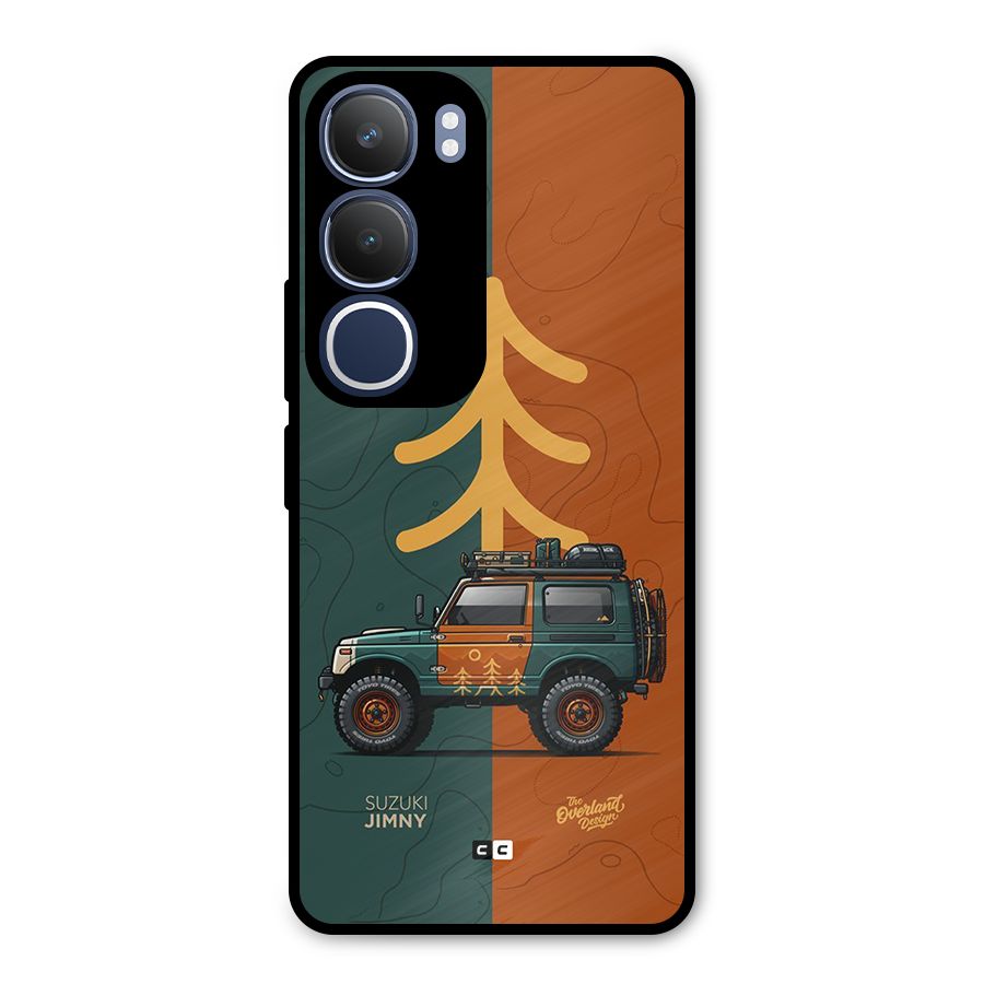 Amazing Defence Car Metal Back Case for Vivo Y29